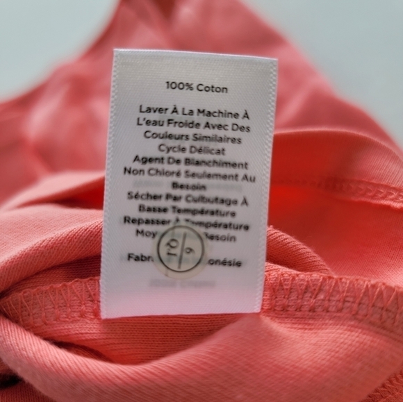 Talbots 100% Cotton Crewneck Long Sleeve T-shirt EUC Size Large Petite - Picture 9 of 9